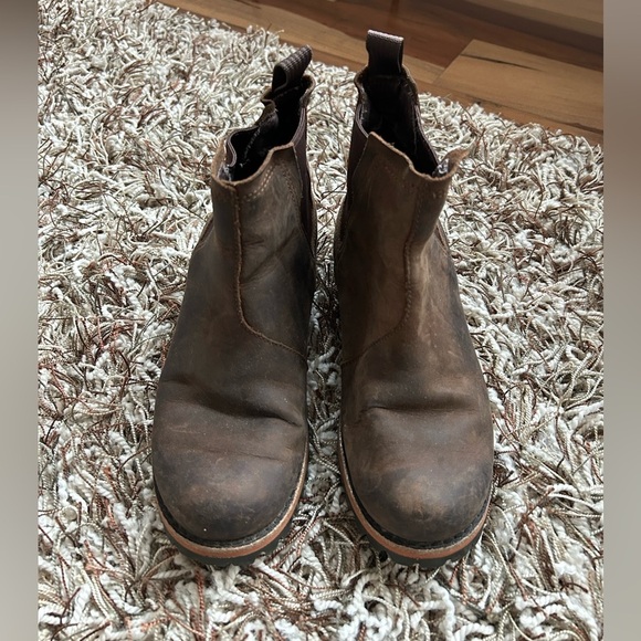 Chaco Fields Chelsea Waterproof Boots Brown Size 6.5 - Picture 2 of 9